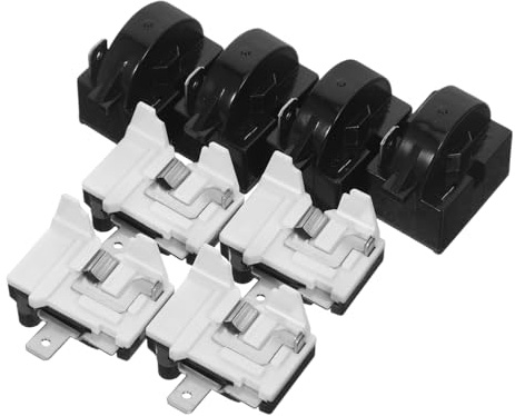 1 Set Relais de Démarrage Ptc, Compresseur de Réfrigérateur | Protection Surcharge et Thermique, Installation Simple, pour Réfrigérateurs Domestiques et Mini Frigos