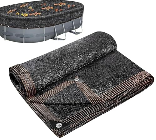 Filet De Piscine Anti Feuille, 8×15 M Bâche De Protection Piscin Avec Filetes, Couverture Filet De Feuille Pour Piscines, Filets À Feuilles Pour Piscines, Filets Anti Feuilles Piscine Hors Sol