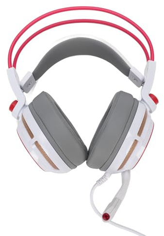 Jiawu Casque de Jeu USB Vibrant, Son Surround 7.1, avec Microphone Innovant pour la Communication en équipe