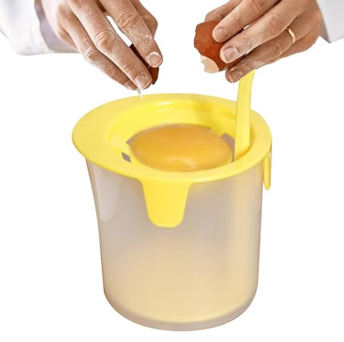 Tanakeji Separator Für Eiklar | Manuelle Küchengeräte | Werkzeug Zum Trennen Von Eigelb Und Eiweiß - Für Enthusiasten Freunde Bäcker Kochen Küche Zuhause Kuchen Gebäck Frühstück