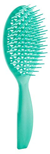Pongnas Spazzola di Sfiato Strumento per lo Styling dei Capelli Asciugatura Rapida Districante Massaggio Stimolante del Cuoio Capelluto Spazzola per D'onda per Capelli Ricci Lisci
