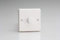 Varilight HQ1W dimmer Switch, 400 W, 240 V, plastica bianca, 85 x 85 x 44 mm