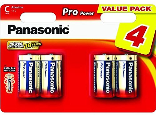 Panasonic Pile Alcaline Pro Power LR14PPG/4BW Pile Alcaline