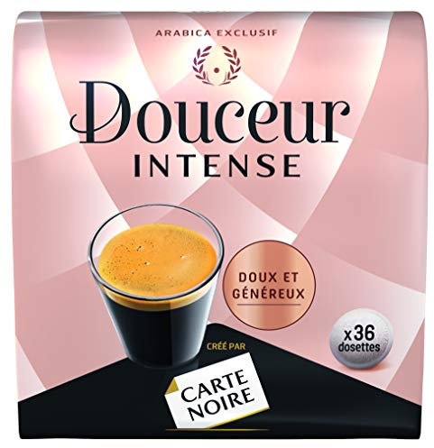 Carte Noire douceur intense - 144 Dosettes souples (Lot de 4 X 36)