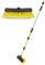 ECD Germany Spazzola di Lavaggio Telescopica per Auto Morbida - Allungabile 130-300 cm - Idrospazzola Autolavaggio Spazzolone Pulizia Cura per Auto Camper Camion SUV con Interrutore ON/OFF Acqua