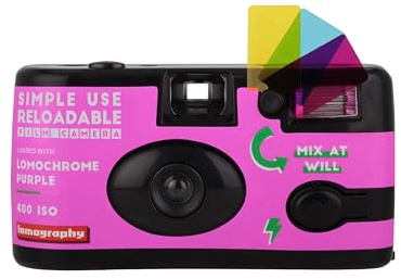 Lomography Simple Use Reloadable Film Camera LomoChrome Purple