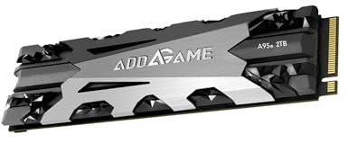 addlink A95 Elite 2TB M.2 SSD Gaming Expansion SSD Compatible with Gaming PC with Heatsink, up to 7400 MB/s, Internal Solid State Drive - PCIe NVMe Gen4X4 3D TLC, Made in Taiwan