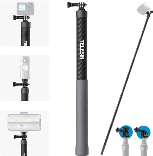 Selfie Stick/stativ 3m uhlíkové vlákno Telesin GP-MNP-300-3