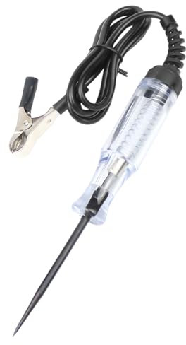 CGEAMDY Car Electrical Circuit Continuity Tester, Automotive Electrical Volt Test Light/Long Probe, DC 6V/12V/24V Auto Truck Car Electrical Circuit Continuity Tester Test Light Pen Tool(Black)