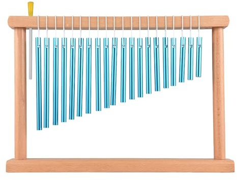Solinder chime 20 Note Chime with Mallet for Ornament Classroom Office Decoration Professional Stage Performance Desktop Wind Chimes Musical Percussion Instruments
