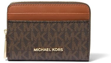 Michael Kors 32T4GJ6Z5B-252 SM ZA COIN CARD CASE Donna BRN/ACORN Taglia TU