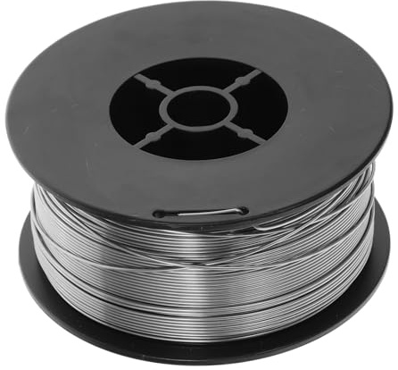 Generic 1 Roll Coil Welding Wire Flux Fil Is Welder Machine Soudure Gas Core Welding Wire Propane Gasless Welding Coil for Aluminum Flat Supply Inverter Nozzle Clean Silver Carbon Steel