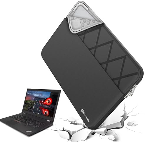 Smatree 14 inch Laptop Sleeve for Lenovo ThinkBook 14 Gen 3/4/6/7/8, for ThinkBook 14s Yoga Gen 2/3 2 in 1 Laptop Bag with Accessory Pocket, YKK Zipper, Patended Shockproof Design (E420)