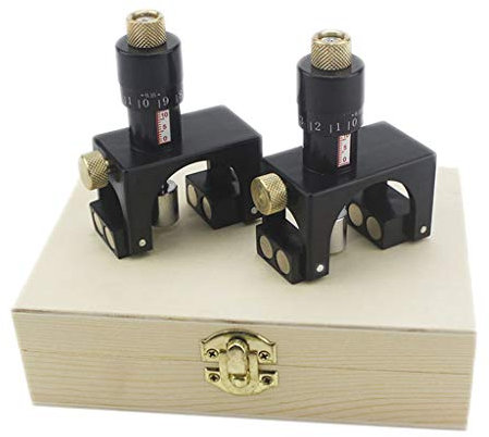 2 Stück Holzbearbeitung Hobel Cutter Einstellung Jig Gauge Hobel Einstellvorrichtung Jig Hobel Jig Kalibrator