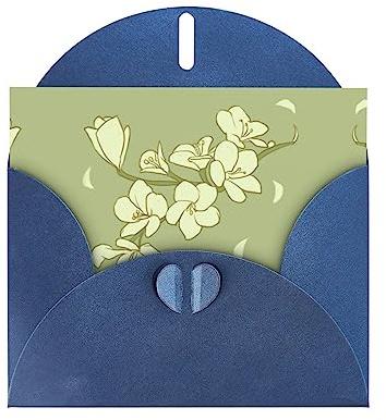 Blue YYHWHJDE Cartoon Begonie Bild Grußkarte 15,2 x 10,2 cm mit doppelseitigem Perleffekt und umweltfreundlicher Tinte