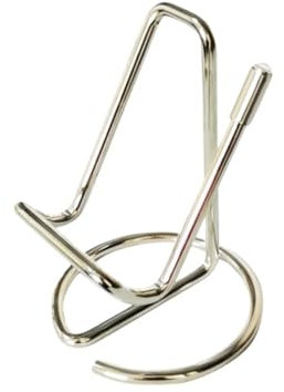 Visitenkartenhalter, Visitenkartenhalter für den Schreibtisch, Metall, Desktop-Visitenkartenhalter, Display für Männer und Frauen, Visitenkarten-Organizer (Silber, 10 x 7,3 cm)