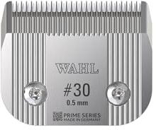 Wahl Klinge der Prime-Serie Nr. 30, entworfen für kurzes Haustiermäntel, leistungsstarkes Schneiden, hergestellt für den KM Supera Haustier-Scherer, Schnittlänge von 0,5 mm
