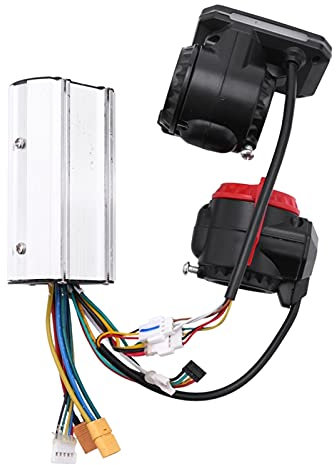 Controleur Trottinette Electrique,Variateur de VIT Affichage du Frein de contrôleur 24V 250W Contrôleur de Scooter électrique Scooter sans Brosse Accessoire à vélo électrique sans Balai
