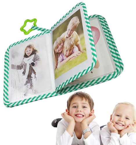 Album Fotografico In Tessuto Per,Album Dei Ricordi Morbido Per Bebè | Libro Memoria Foto Regalo Per Bambine Bambini Genitori Nonni Famiglia