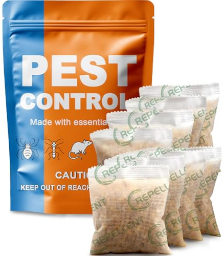 Répulsif Souris à Ultrasons - Piège Anti-nuisibles pour intérieur et extérieur - Éloigne cafards, Souris, Fourmis et araignées des Maisons, greniers et Moteurs - Protège 11 m² - 8 pièces