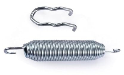 MonoSora Molla di tensione folle 607616 per tosaerba Hustler Dash e FasTrak, compatibile con 122388 604291, lunghezza 169 mm, diametro del filo 3,5 mm