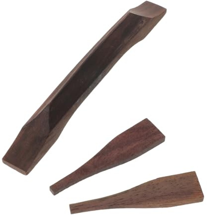 VICASKY Palisander Holz Gitarrensattel Steg Satz für Akustikgitarre Jazz Folk Präziser Ersatzteil Stegsattel für Reparatur und Bühnengebrauch