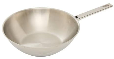 5five - wok brillance aluminio d28cm en acero inoxidable