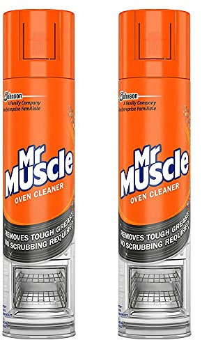 2 x Ofenreiniger von Mr Muscle, kraftvolle Reinigungsleistung, 300 ml