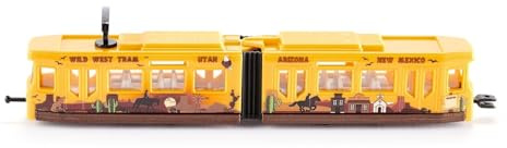 siku 1615, Straßenbahn, Metall/Kunststoff, Rot/Orange, Spielzeug für Kinder, Farbe Kann Variieren