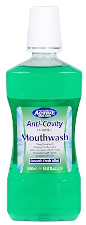 ACTIVE ORAL CARE_Fluoride Mouthwash p³yn do p³ukania jamy ustnej z fluorem Fresh Mint 500ml