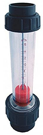 AquaForte - PVC Durchflussmengenmessgerät 63mm, Messbereich 1,6-16m³/h