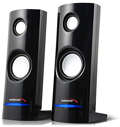 Audiocore AC860 Altoparlanti Stereo da PC Computer Portatile USB MINI