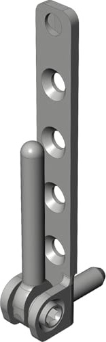 WINKHAUS Ecklager EL.K.6-3-16.WS, symmetrisch, 100 kg, weiß