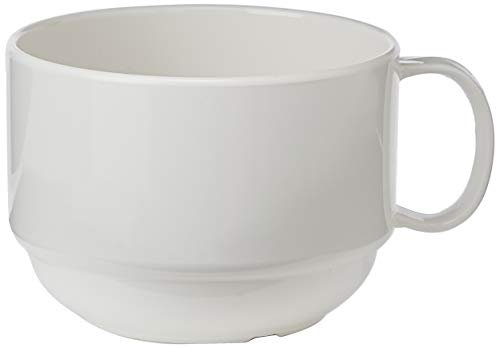 Lacor 66936 C BPA-free PC tazza da colazione, 9 x 7 W/o, colore bianco