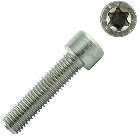 Eisenwaren2000 | Zylinderschrauben mit Innensechsrund TX M2 x 10 mm (100 Stück) - Zylinderkopf Schrauben ISO 14579 - DIN 912 Gewindeschrauben - Edelstahl A2 V2A - rostfrei