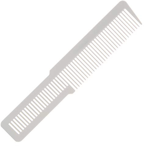 technisch Flache Barber Schneiden Haar Kamm, Weiß