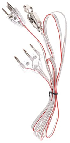Perfeclan Professionelles Fecht-Körperkabel ACCS Einfach mit dreipoligem Stecker, tragbares, langlebiges Maskenkabel für Sportfolien-Wettkampfsäbel im Freien