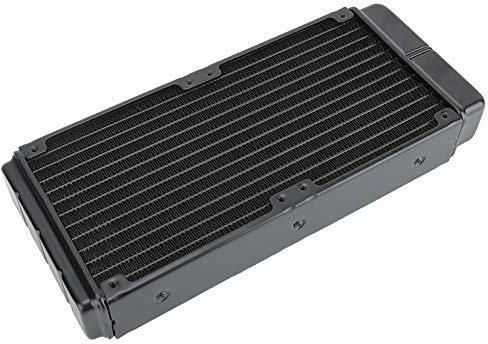 Water Cooling Radiator,45mm Double Core 24-Pipe Heat Sink Water Radiator Computer Cooling Parts PC Accessory.