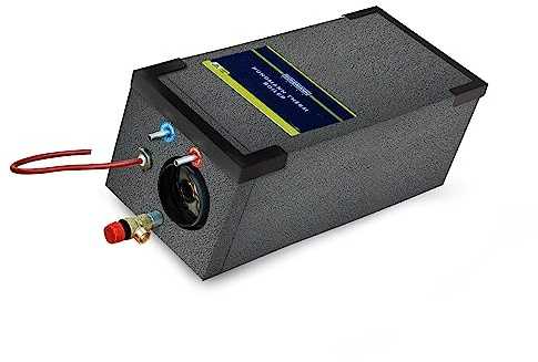 PUNDMANN Therm AIR 9L Warmwasser - Boiler für Warmwasseraufbereitung in Wohnmobil, Camping, etc. durch Standheizung oder elektrischen Heizstab 12V, 24V, 230V (12V/200W)