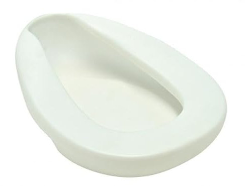 Pflegehome24® Steckbecken Placenta anatomisch WEIß