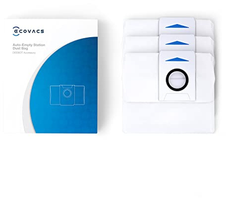 ECOVACS Nuovo sacchetto di polvere usa e getta per DEEBOT T20 Omni, X1 Omni e T10 Omni Robot Aspirapolvere e Mop Cleaner