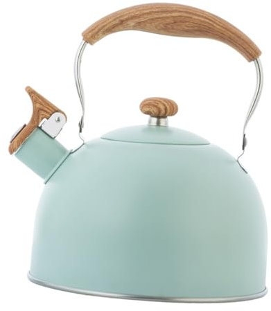 LeGDOr 1 Stück Wasserkocher Edelstahl Wasserkrug Wasserkochtopf Gas Edelstahl Teekanne Große Teekannen Espressotassenwärmer Camping Kaffeekanne Pfeiftopf Holzofen Büro