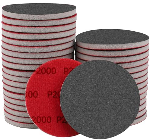 Shineboc éponges Abrasive,20 Pièces Grain 2000 Papier abrasif utilisable à Sec et à l'eau Adapté Au Bois, à L'Artisanat, Aux Cloisons SèChes, Au MéTal, à La RéParation De Carrosserie