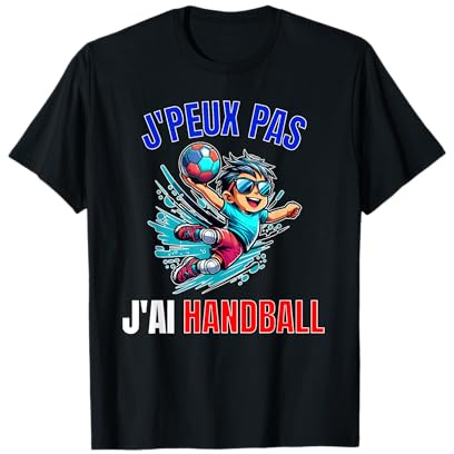 Je Peux Pas J'Ai Hand Handball Enfant Garçon Jeune Fils T-Shirt