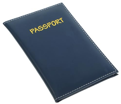 VILLCASE Porta Passaporto da Viaggio Protezione Rfid in Pelle Sintetica Custodia per Tessere e Documenti Compatta