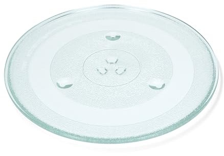 RYELDOM - Piatto per Microonde Resistente al Calore 31,5 con 3 Sporgenze