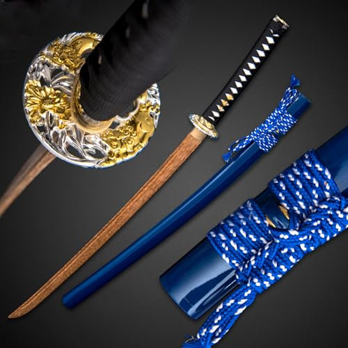 Katana giapponese in legno 103cm,spada samurai in legno,lama in palissandro naturale,fodero in legno massello laccato,Bokken fatto mano per allenamento Kendo,esposizione,cosplay,oggetti scena,regali