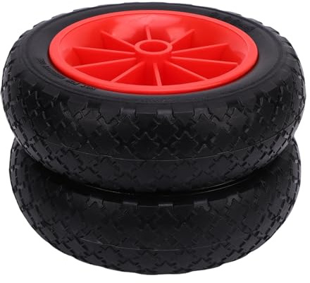 KIMISS Ruedas sólidas para kayak, carrito trolley, 10 pulgadas, antideslizantes y resistentes, para canoa o kayak, fáciles de instalar, sin pinchazos