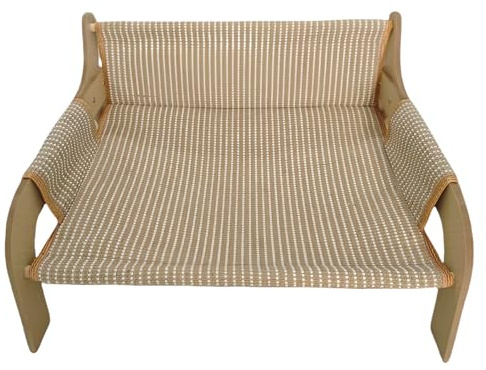 Tapis à Gratter en Sisal pour Chat, 2-en-1 Grattoir et Repos, Fauteuil Inclinable à Chat Multifonction, Griffoire, Résistant à l'usure, pour Divertissement Intérieur/Protection de Meubles (B)