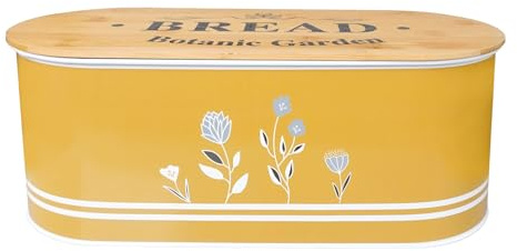 Bread Bin For Kitchen Counter, Airtight Metal Bread Storage (MT-FY-BB) | Airtight Metal Bread Bin Keeps Loaves And Pastries Fresh With A Stylish Design Perfect For Kitchen Counters & Home Storage